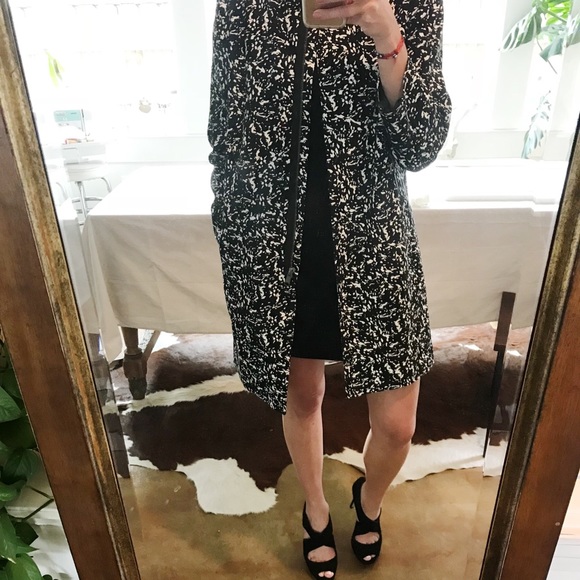 Black & White J. Crew Duster - Picture 4 of 8